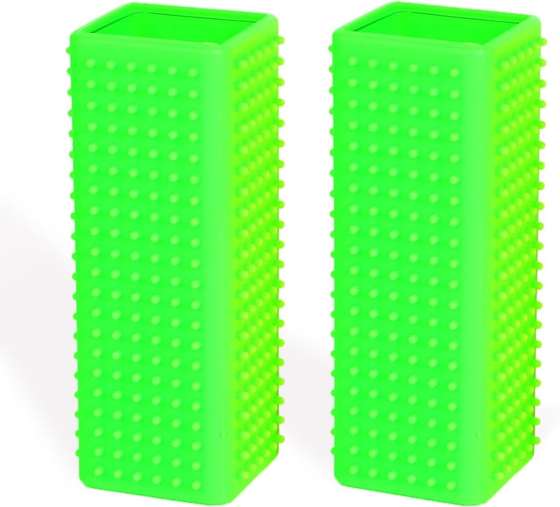 ysofun 2pcs Pet Dog Cat Hair Remover, Pet Hair Removal Tool, Hollow Cleaner Brush for car，Interior, Furniture, Sofa (green and green) - Image 1